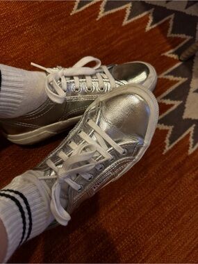 Superga silver sneakers